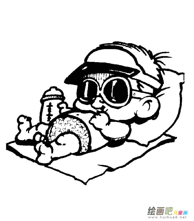 婴儿人物简笔画步骤图片大全