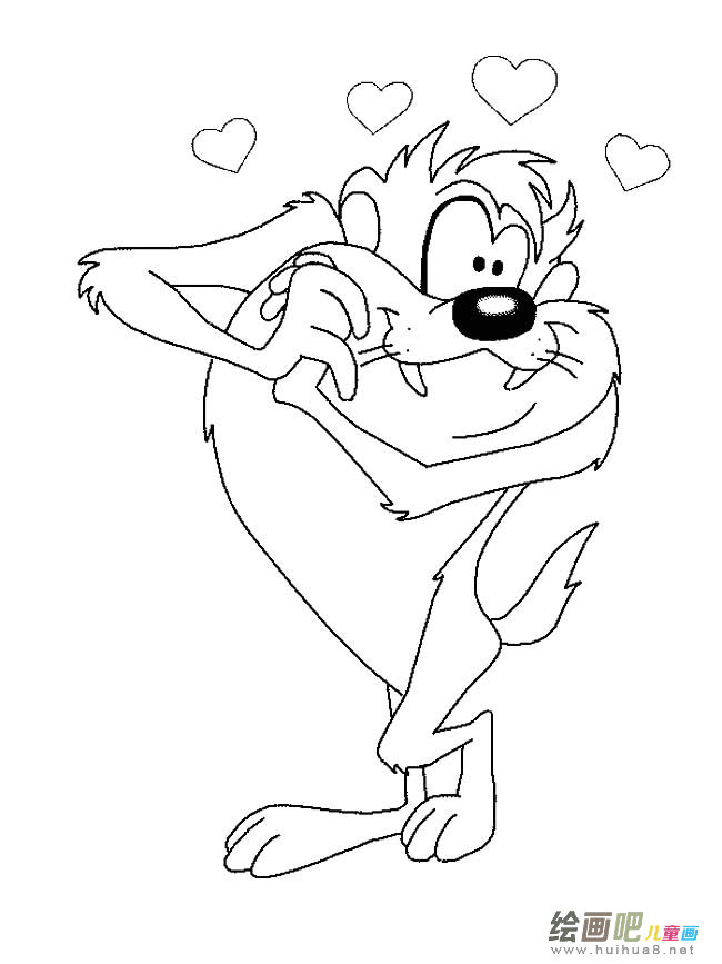 魔鬼人物简笔画步骤图片大全二