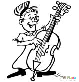 老奶奶人物简笔画步骤图片大全