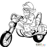 老奶奶人物简笔画步骤图片大全