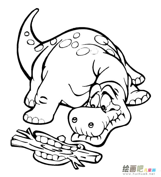 搞笑鳄鱼动物简笔画步骤图片大全