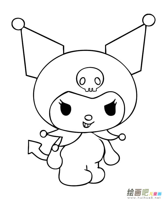 卡通兔子动物简笔画步骤图片大全