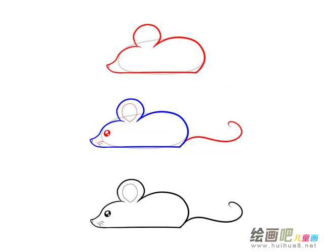 鼠绘简笔画图片大全