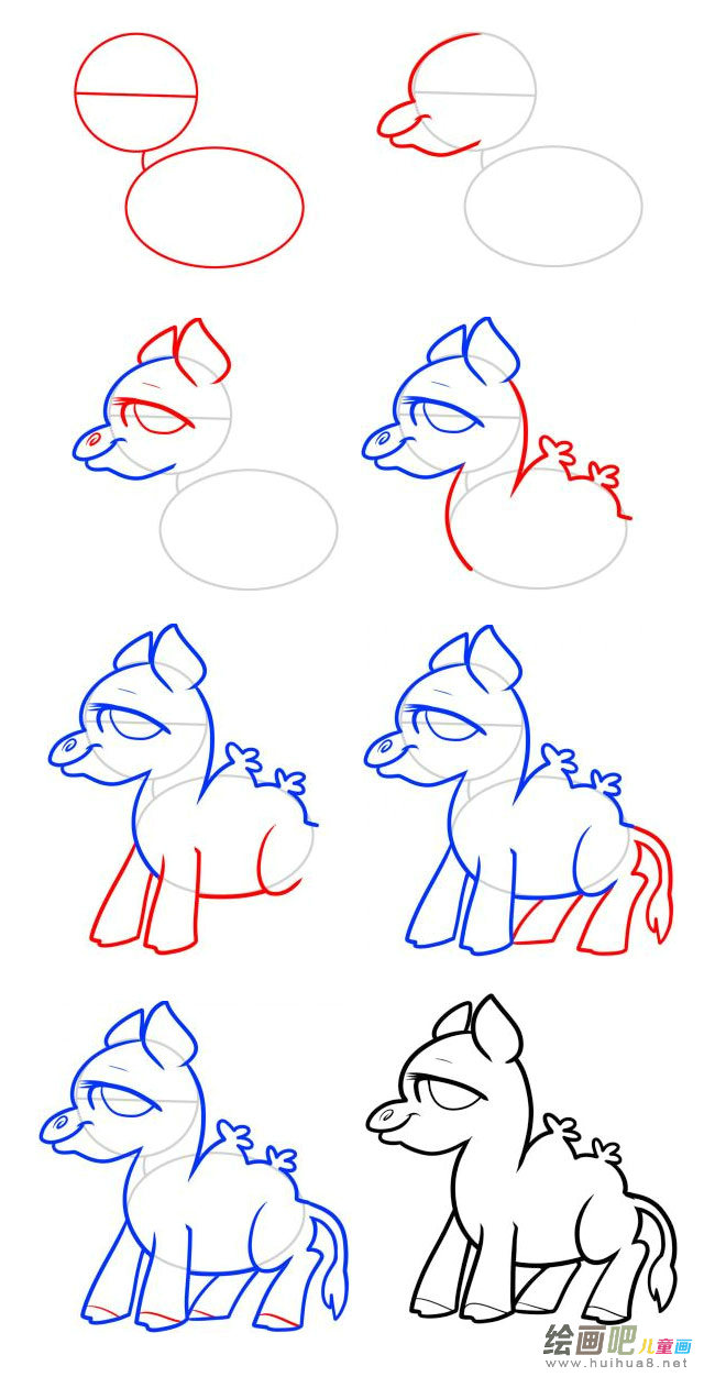 骆驼简笔画图片大全