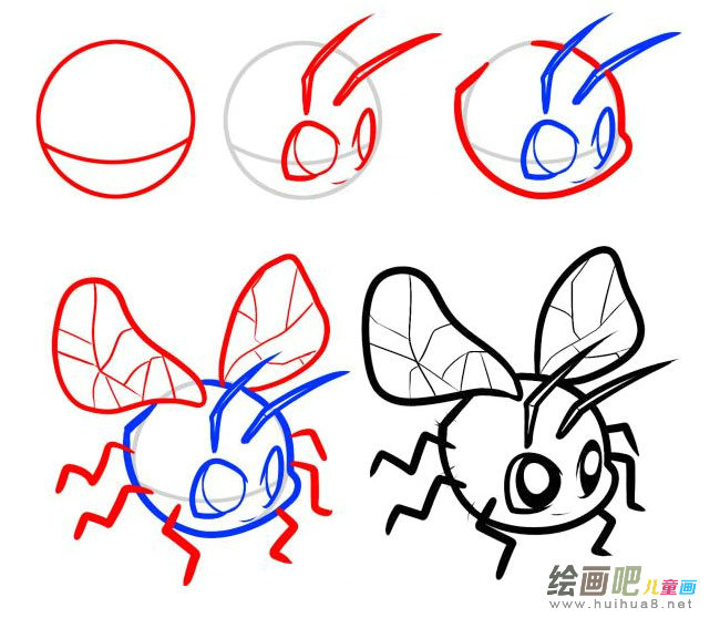 小飞虫简笔画图片大全