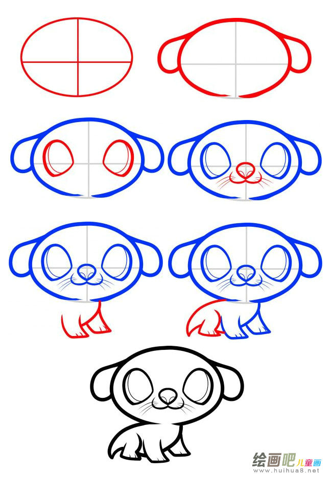 水獭简笔画图片大全