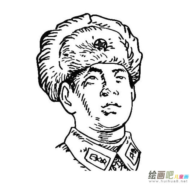 雷锋简笔画图片大全