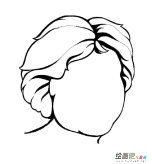 无面人简笔画步骤图片大全