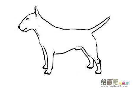 牛头梗简笔画图片