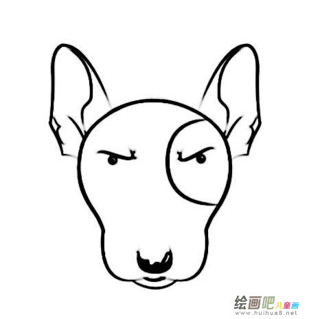 牛头梗简笔画图片