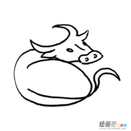 水牛简笔画图片