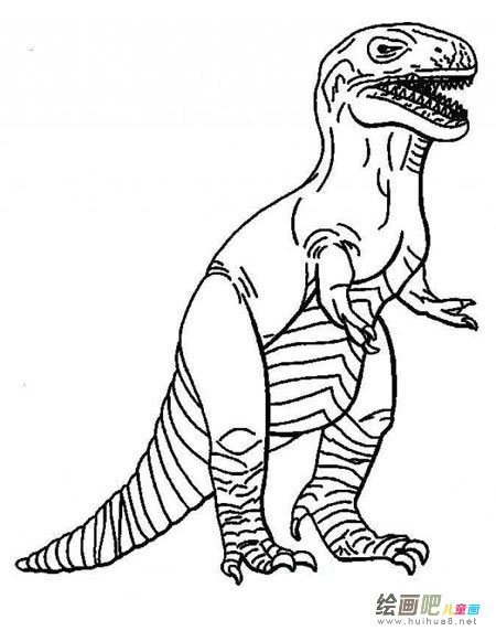 霸王龙简笔画图片