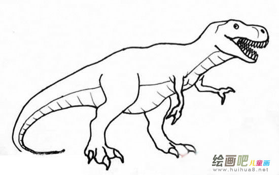 霸王龙简笔画图片