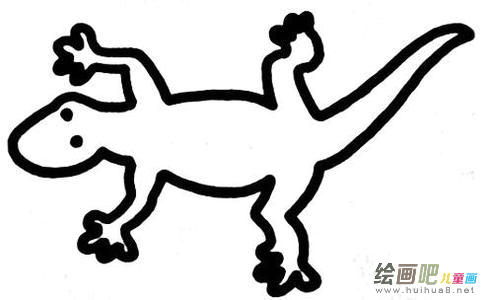 小壁虎最简单的简笔画