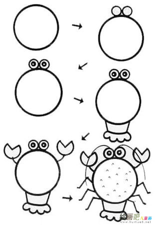 龙虾简笔画图片大全