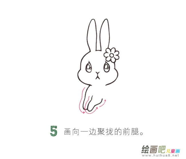 小兔子简笔画图片