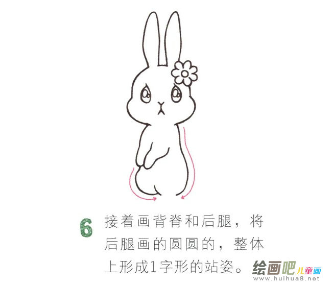 小兔子简笔画图片