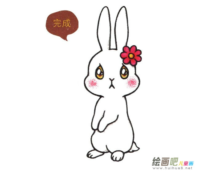 小兔子简笔画图片