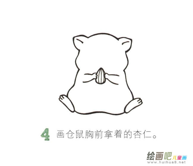 仓鼠的简笔画图片