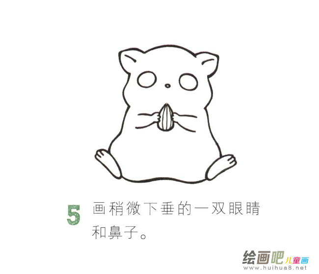 仓鼠的简笔画图片