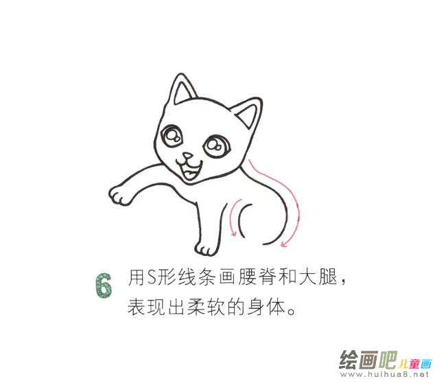 可爱小猫简笔画图片