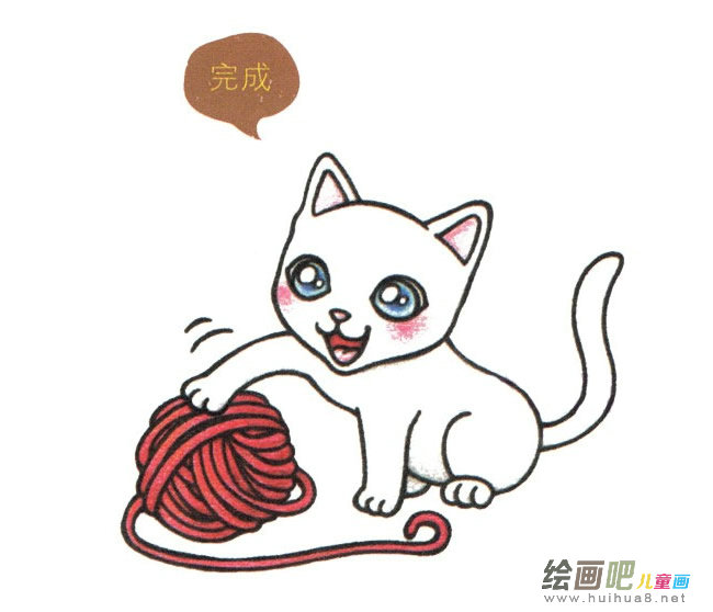 可爱小猫简笔画图片