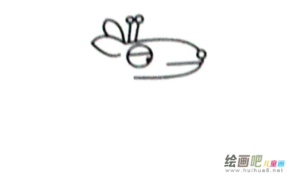 长颈鹿简笔画实例及步骤图