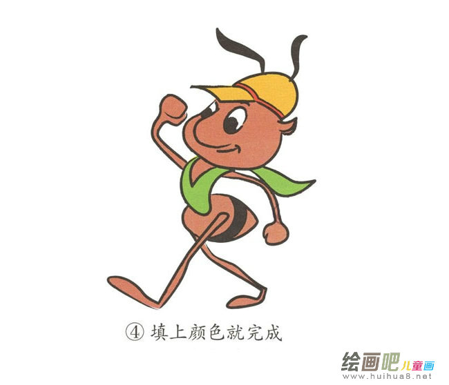 卡通蚂蚁简笔画图片