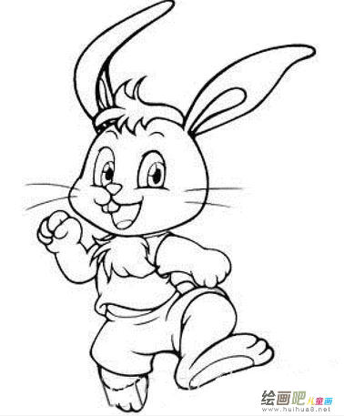 简笔画画小兔 小兔简笔画图片