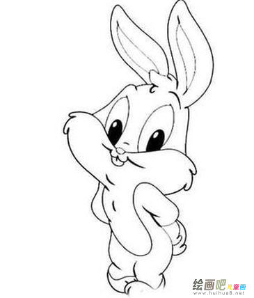 简笔画画小兔 小兔简笔画图片