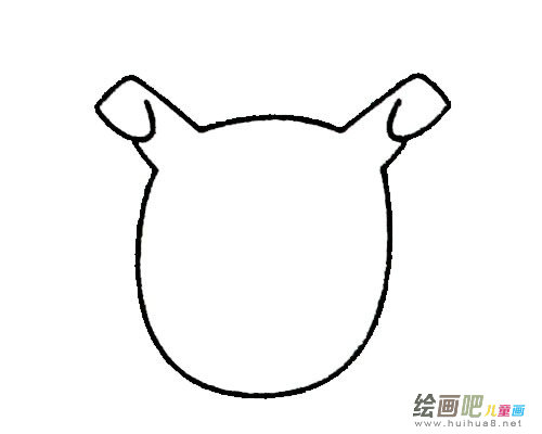 小狗简笔画步骤图片