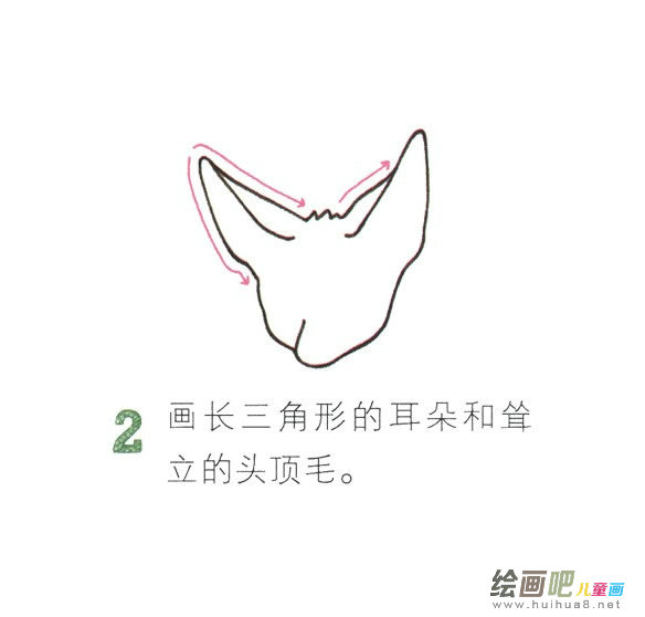 狐狸简笔画彩色图片大全