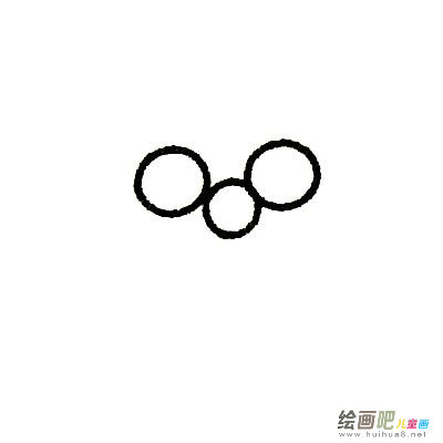 土拨鼠简笔画的画法步骤图