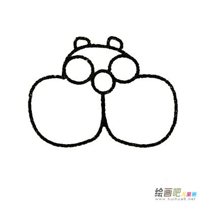 土拨鼠简笔画图片