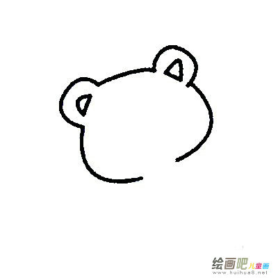 浣熊简笔画图片大全