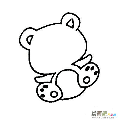 浣熊简笔画图片