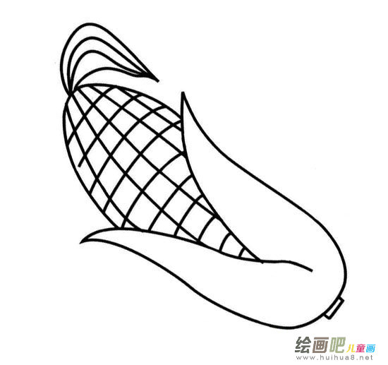 玉米简笔画图片