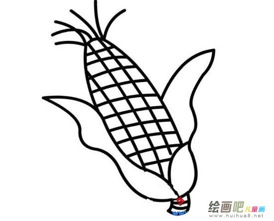 玉米简笔画图片