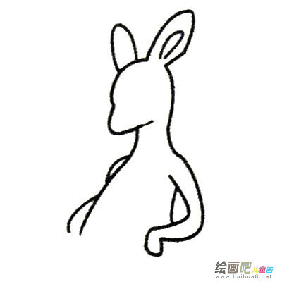 袋鼠简笔画