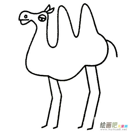 儿童简笔画骆驼怎么画