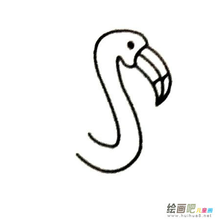 火烈鸟简笔画大全及画法步骤