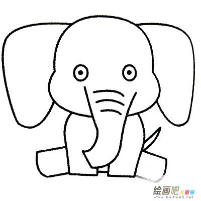 大象简笔画大全及画法步骤