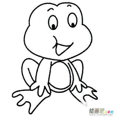 卡通青蛙简笔画图片