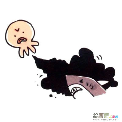 卡通章鱼简笔画四步画出 卡通章鱼简笔画图片