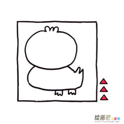 小黄鸭简笔画图片四步画出 小鸭子简笔画图片大全