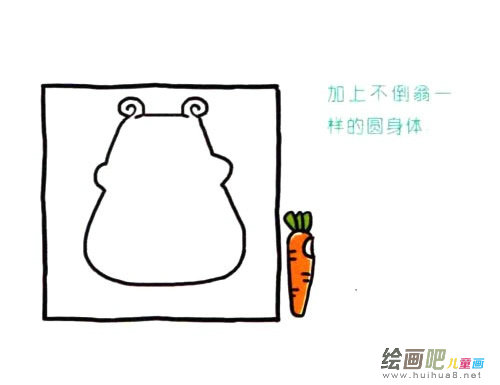 仓鼠简笔画步骤图片四步画出