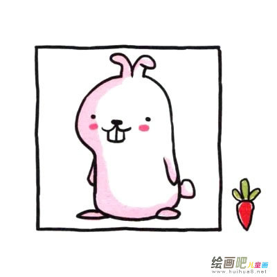卡通兔子简笔画图片大全