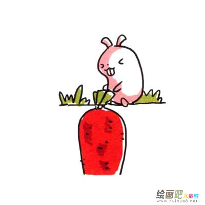卡通兔子简笔画图片大全