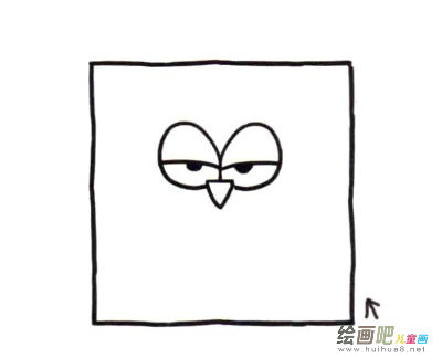 猫头鹰简笔画图片大全