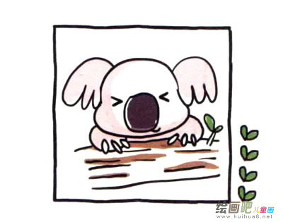 考拉简笔画图片
